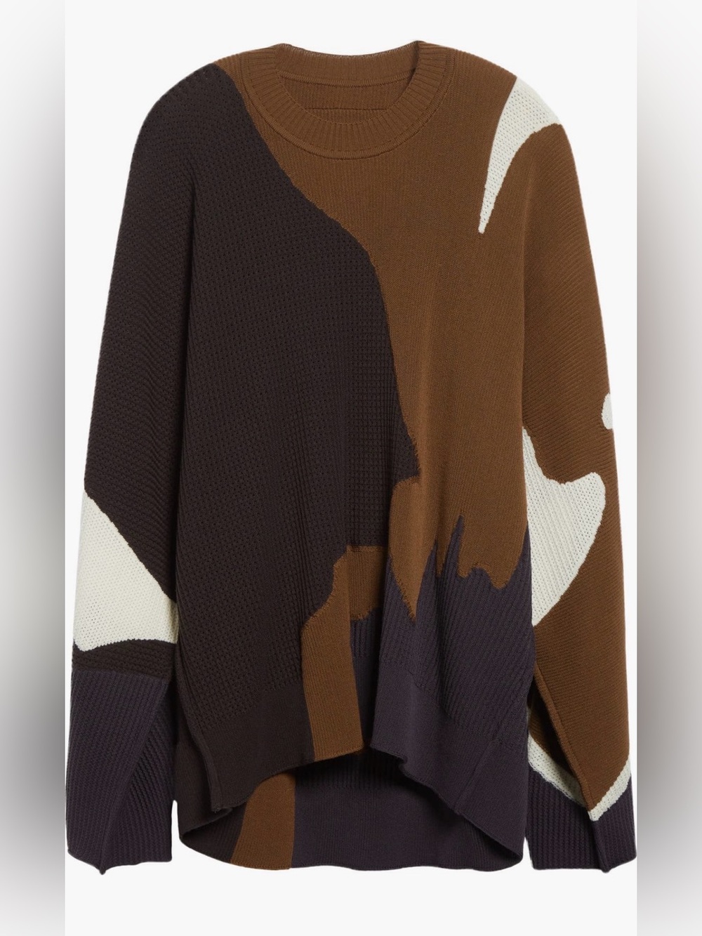 HOMME PLISSÈ AGATE WOOL SWEATER